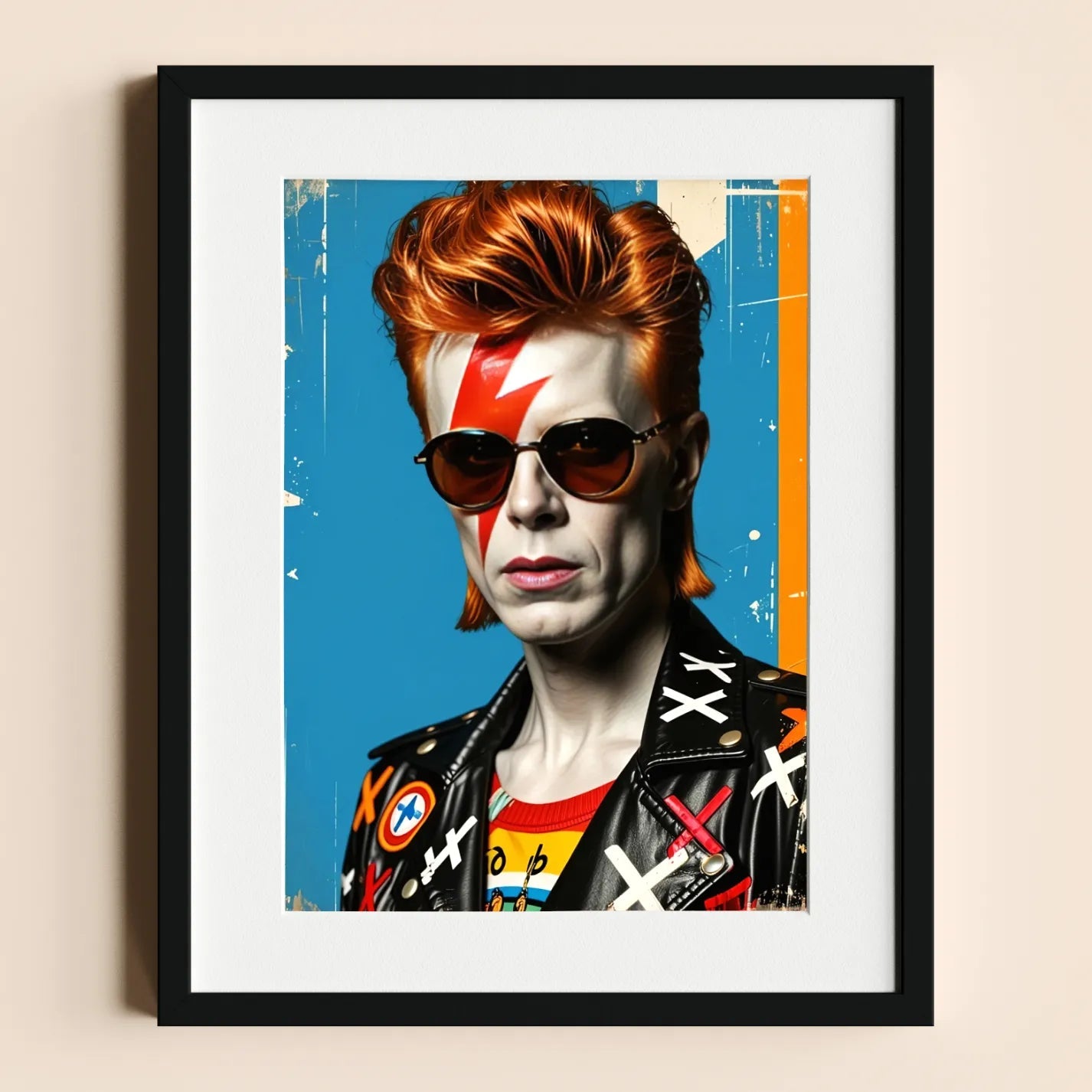 David Bowie Digital Pop Art - heyvidashop