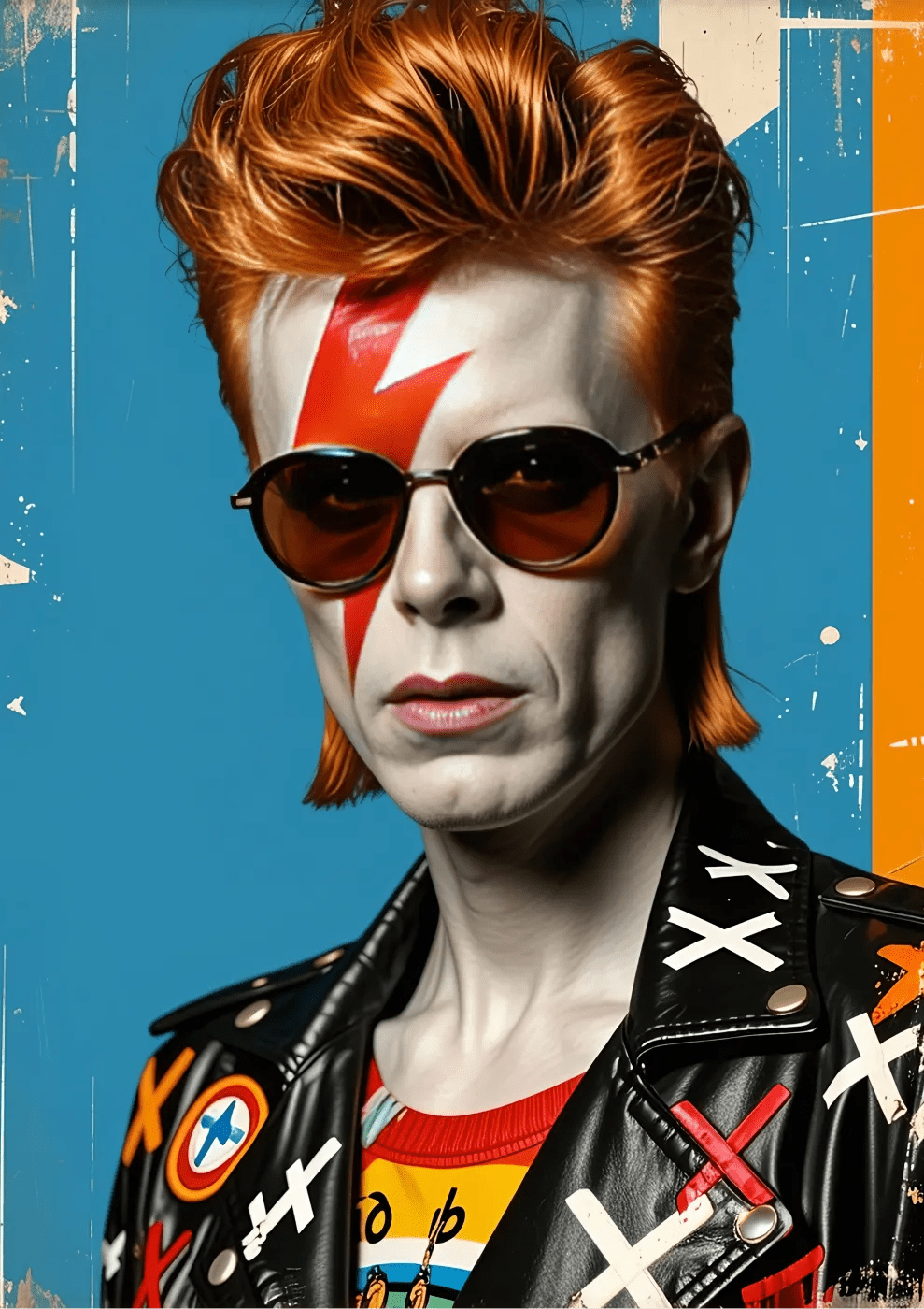 David Bowie Digital Pop Art - heyvidashop