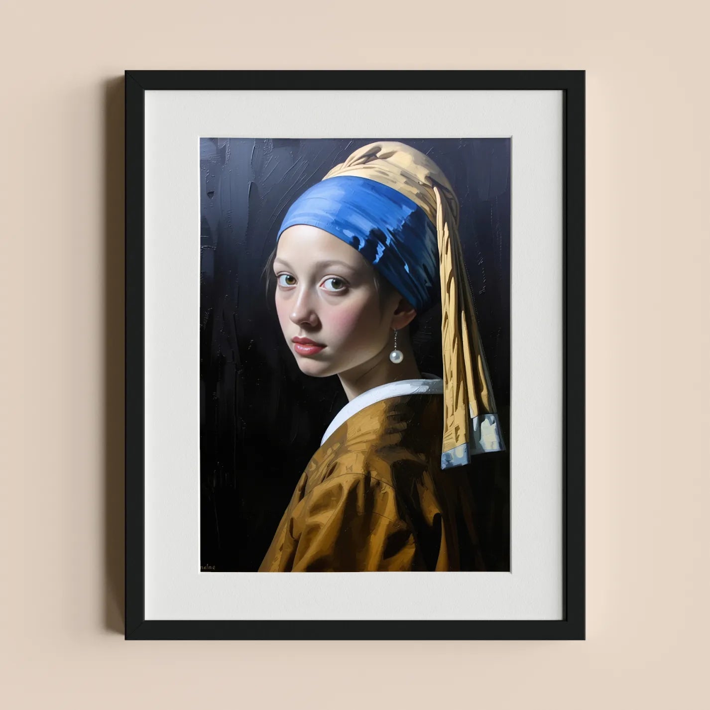 Girl with a Pearl Earring - Modern Twist - heyvidashop