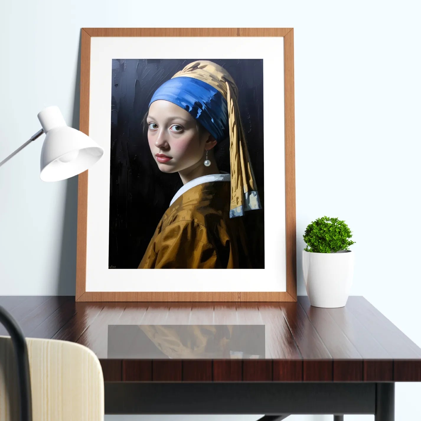 Girl with a Pearl Earring - Modern Twist - heyvidashop