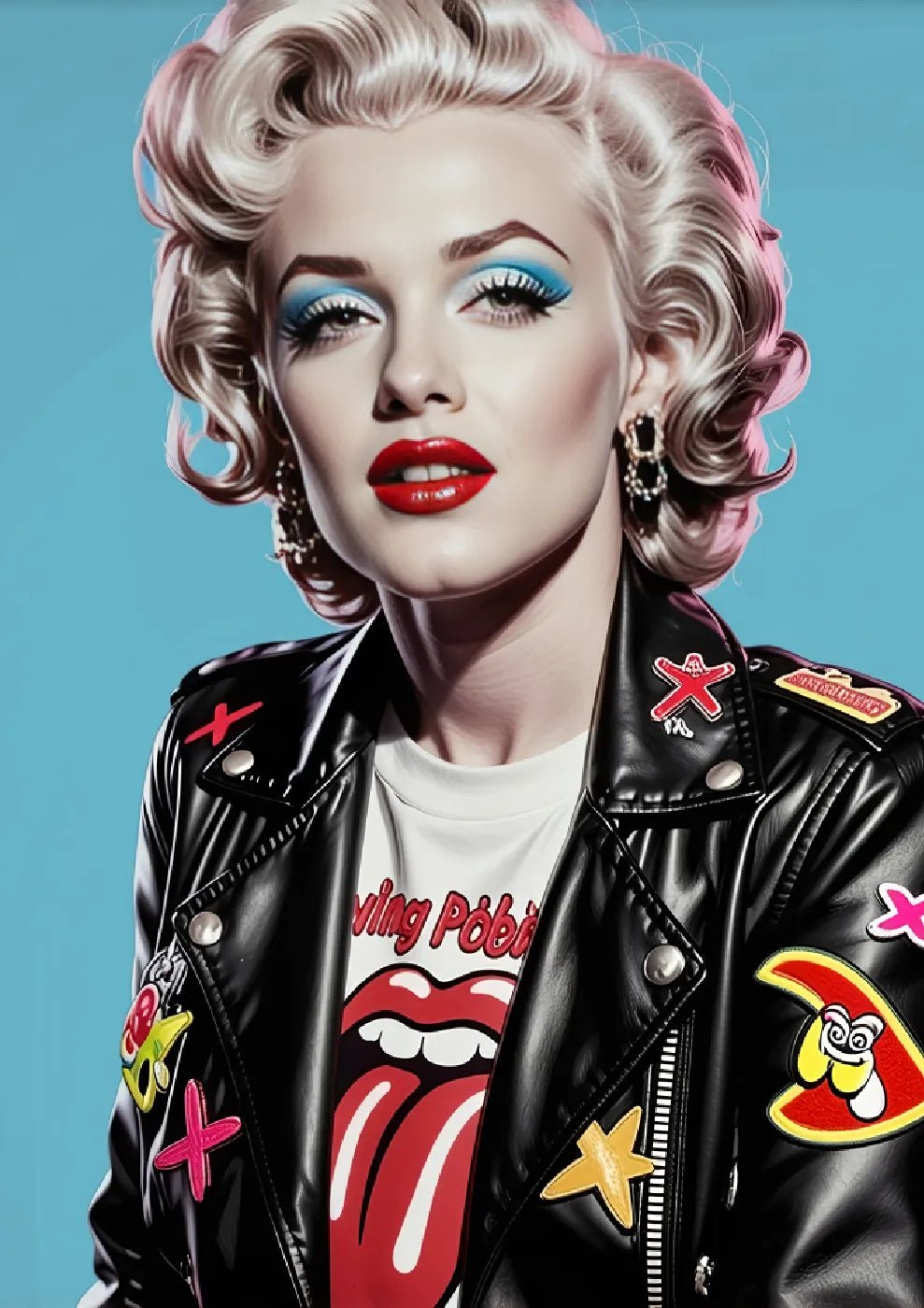 Marilyn Monroe in Vintage Pop Art Style - heyvidashop