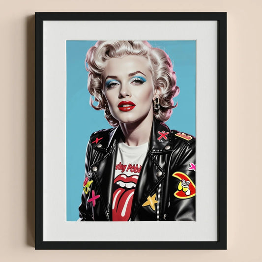 Marilyn Monroe in Vintage Pop Art Style - heyvidashop