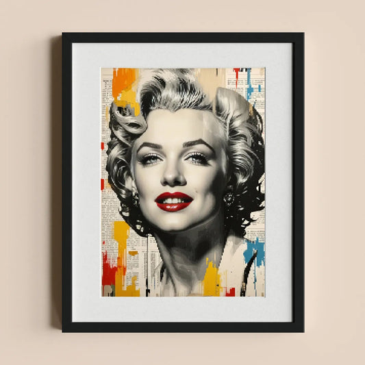 Marilyn Monroe Pop Art Portrait - heyvidashop