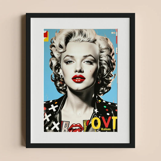 Marilyn Monroe with a Retro Pop Twist - heyvidashop