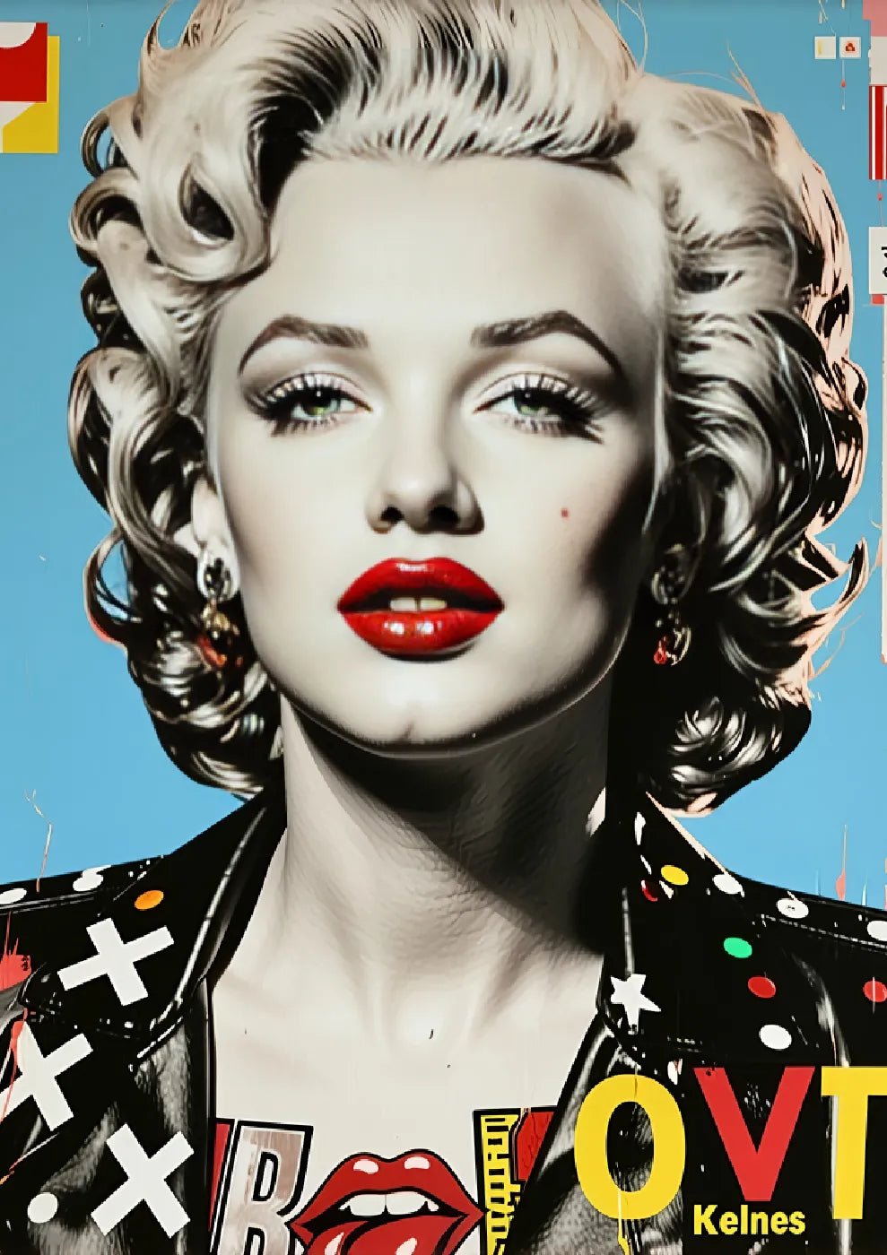 Marilyn Monroe with a Retro Pop Twist - heyvidashop