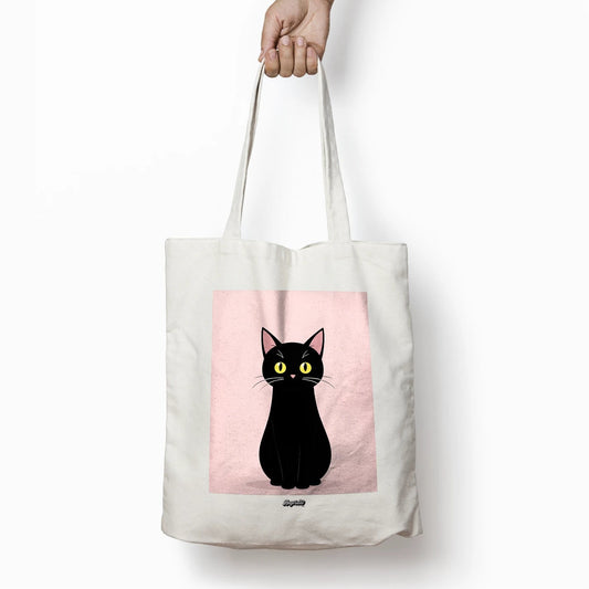 Minimal Black Cat - heyvidashop