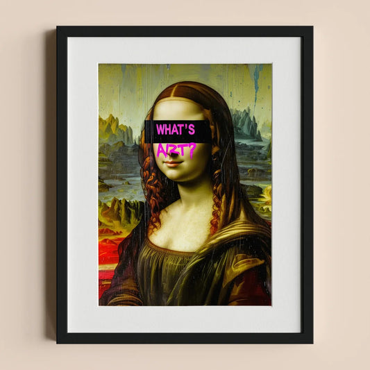 Modern Mona Lisa Graffiti Art Poster - heyvidashop