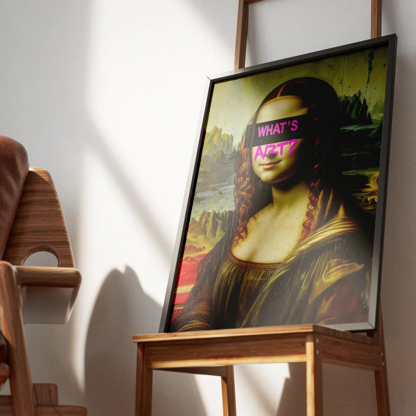 Modern Mona Lisa Graffiti Art Poster - heyvidashop