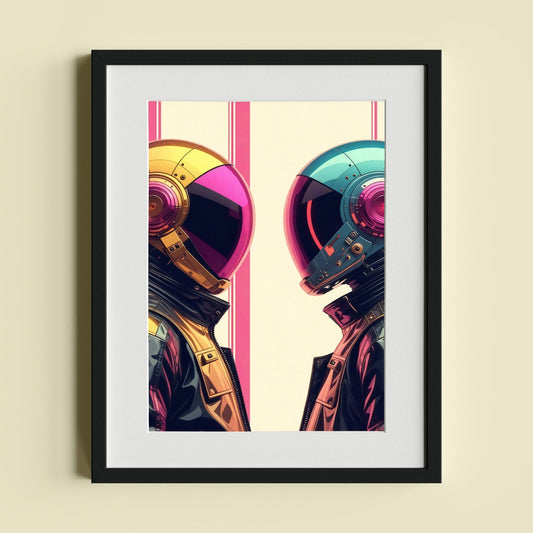 Retro Futuristic Helmet Design - heyvidashop