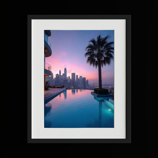 Skyline Dreams – Rooftop Infinity Pool Overlooking the City - heyvidashop