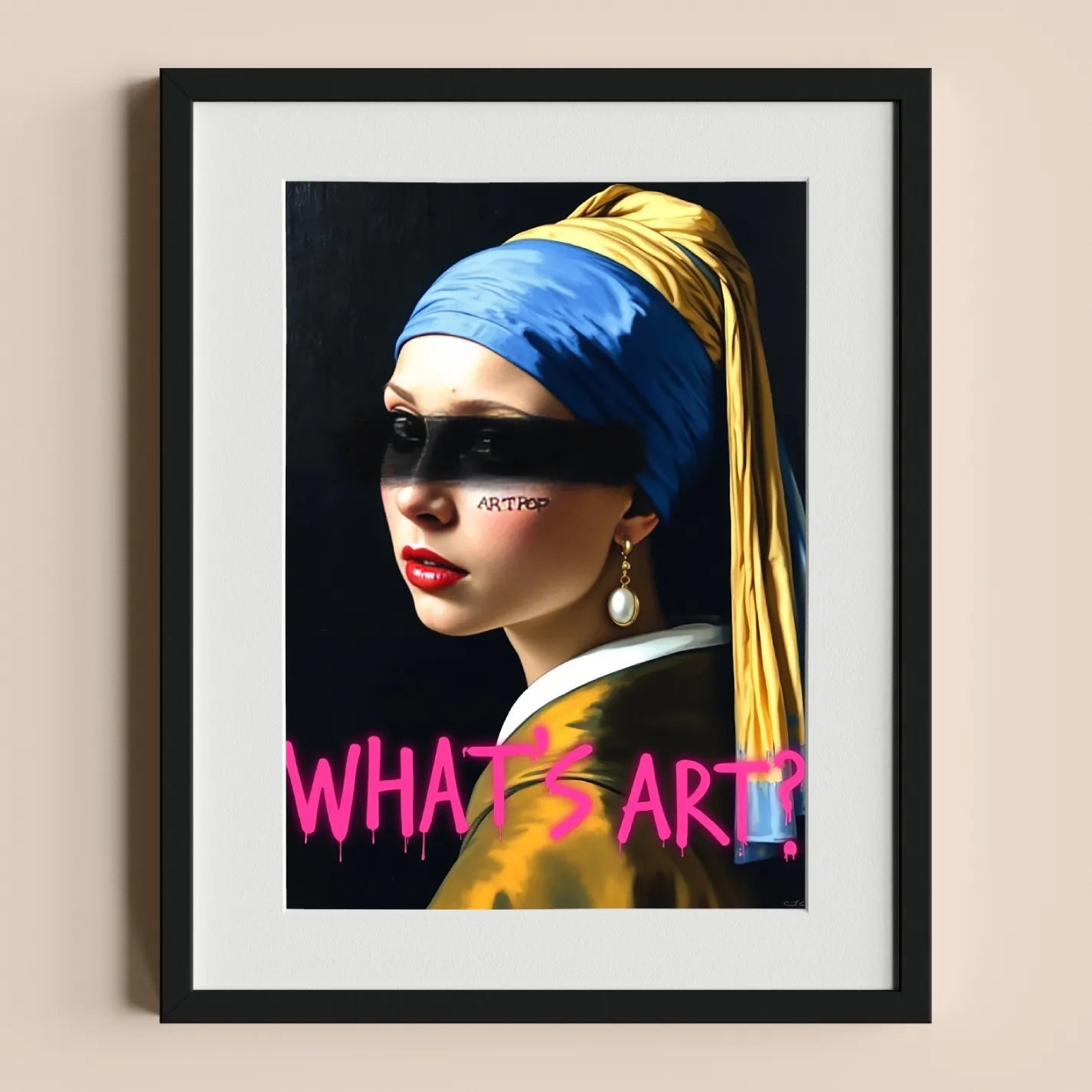 What’s Art? - Girl with a Pearl Earring Poster - heyvidashop