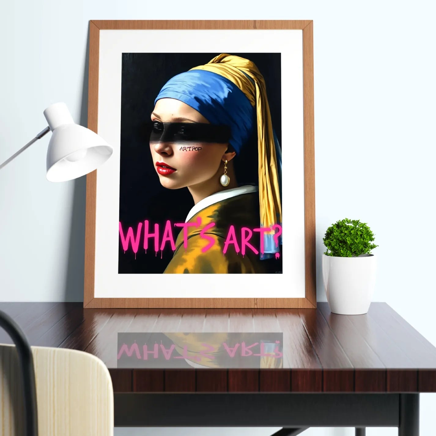 What’s Art? - Girl with a Pearl Earring Poster - heyvidashop