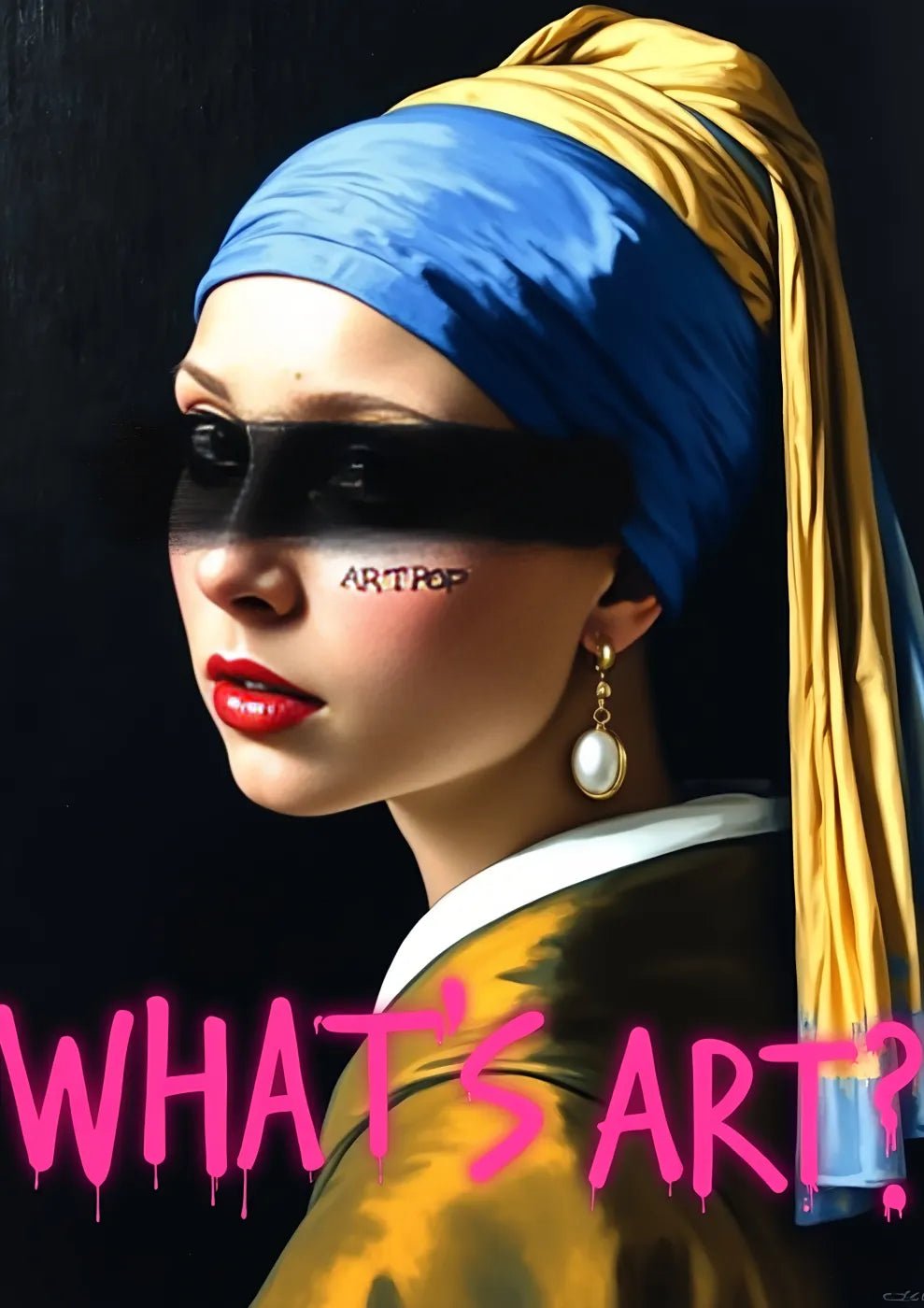 What’s Art? - Girl with a Pearl Earring Poster - heyvidashop