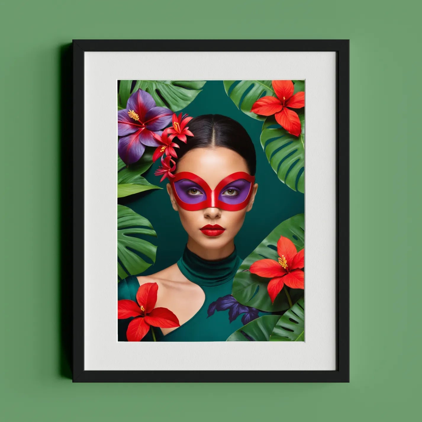 Woman with Tropical Colors - heyvidashop