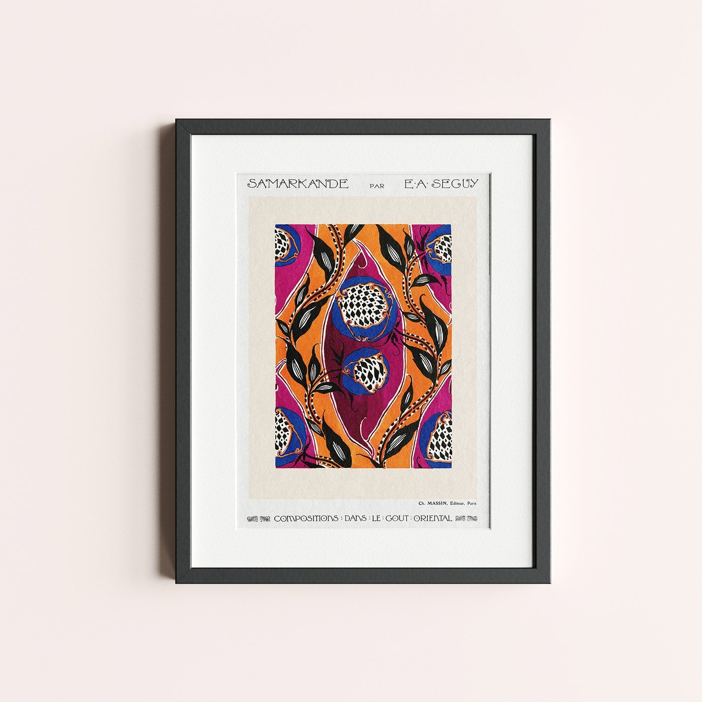 Art Nouveau Flower pattern - heyvidashop