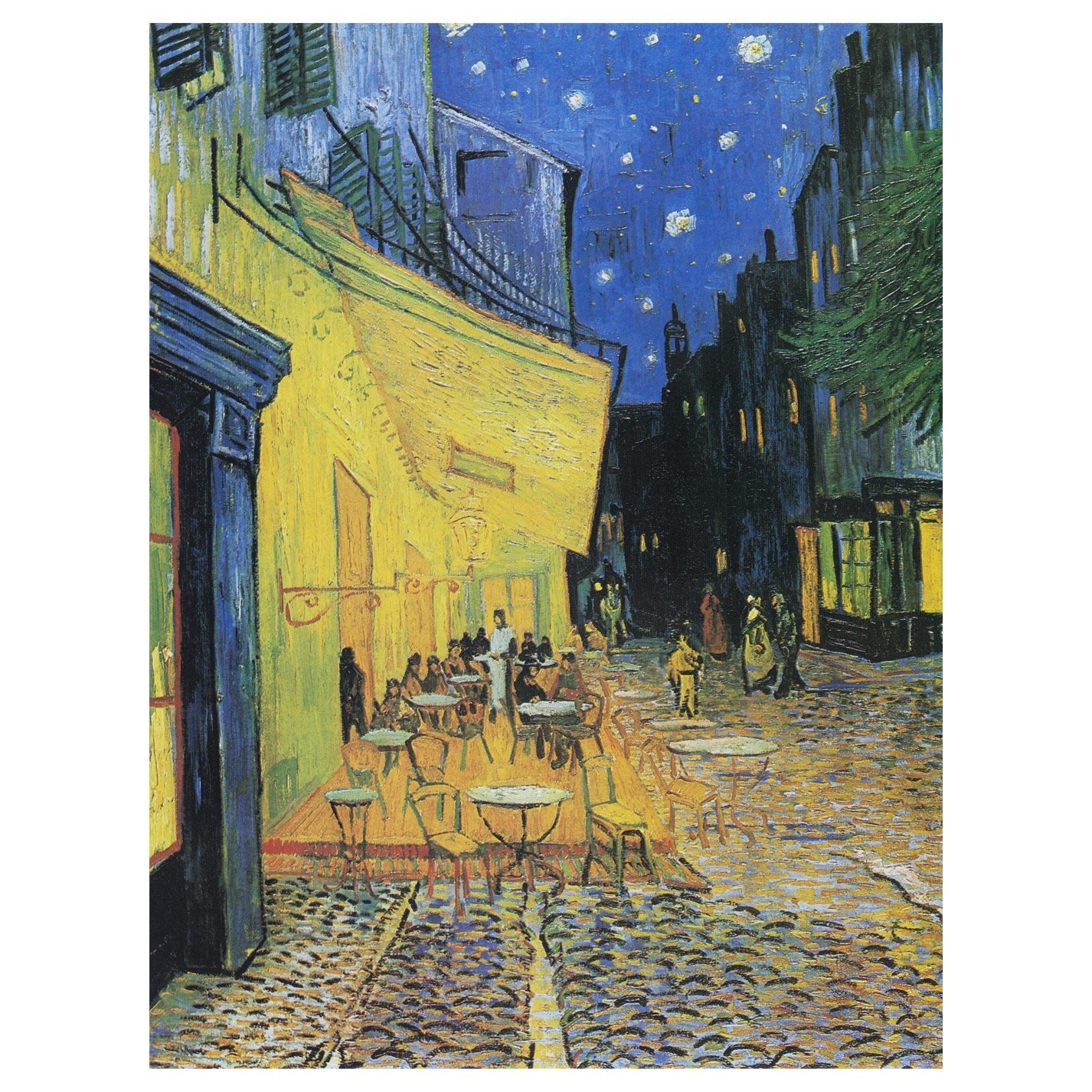 Café Terrace at Night - heyvidashop