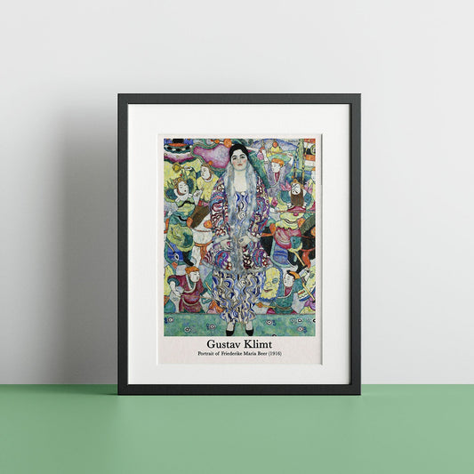 Gustav Klimt's Portrait of Friederike Maria Beer - heyvidashop