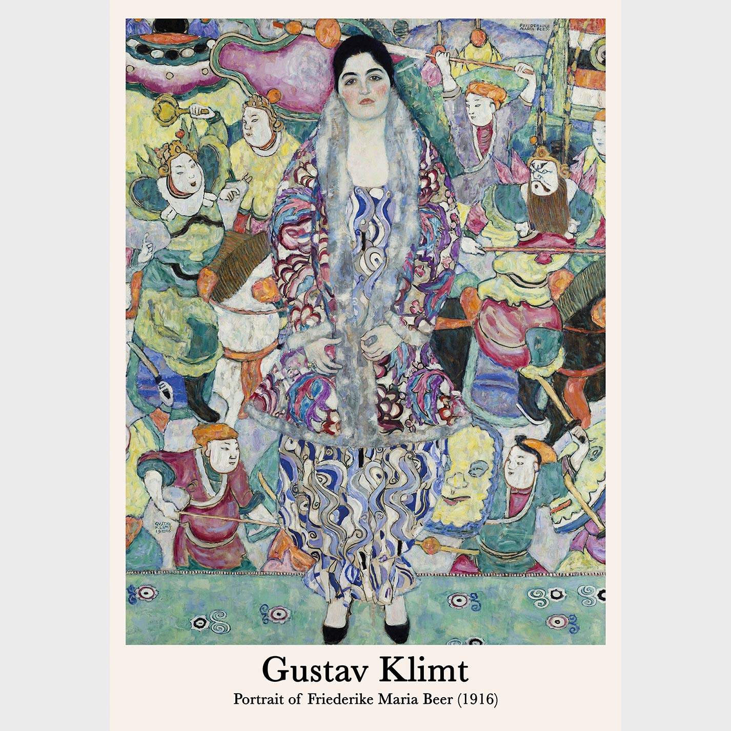 Gustav Klimt's Portrait of Friederike Maria Beer - heyvidashop