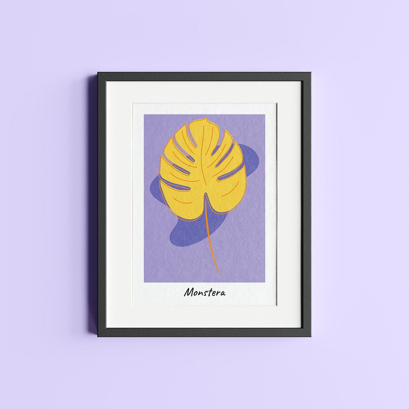 Monstera Pop Yellow and Violet - heyvidashop