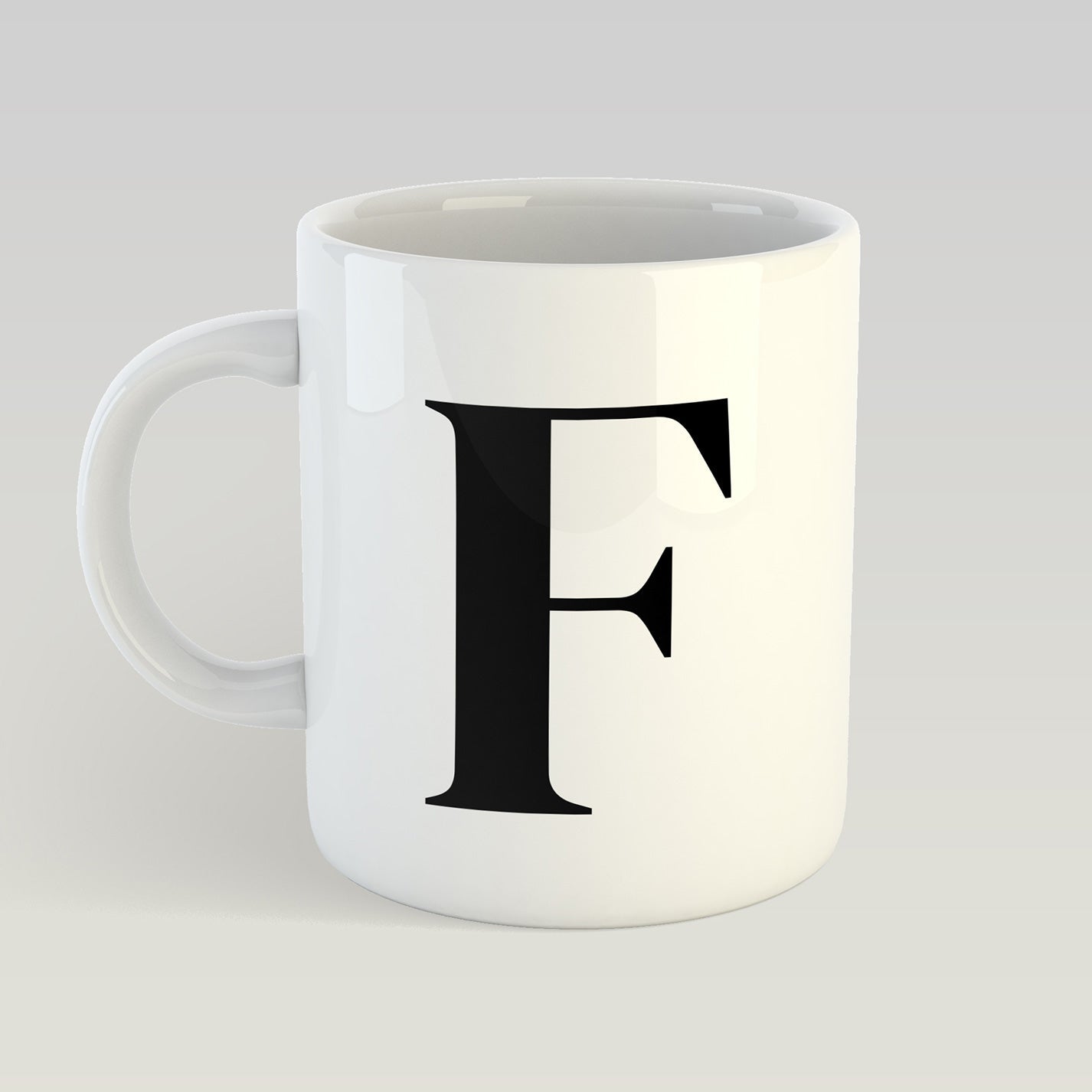 Mug Letter "F" - heyvidashop