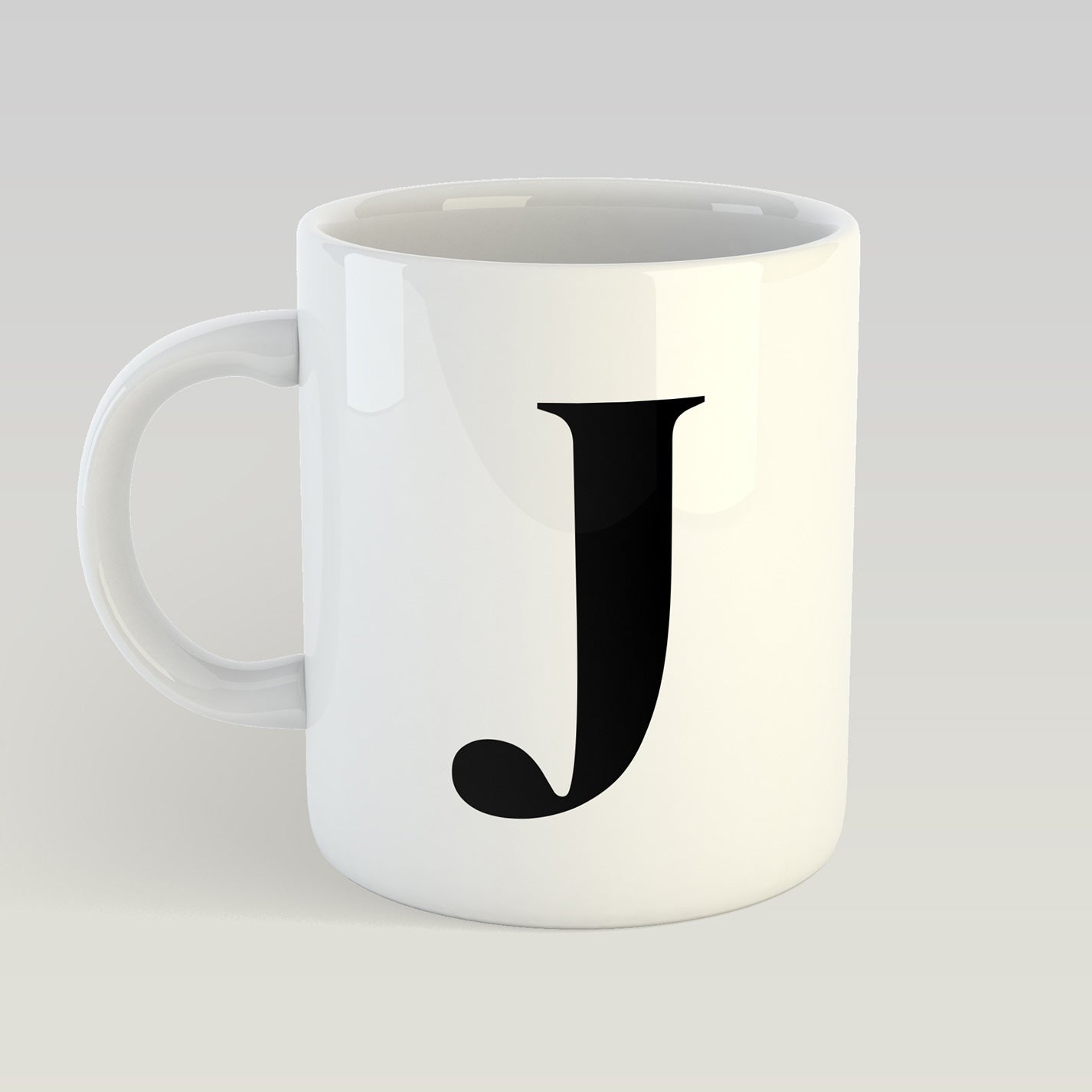 Mug Letter "J" - heyvidashop