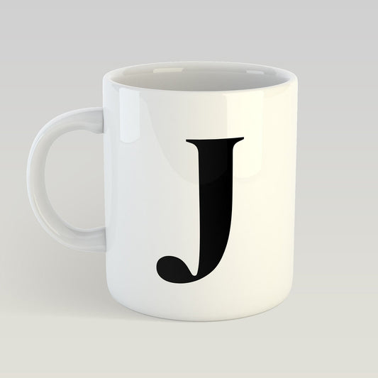 Mug Letter "J" - heyvidashop