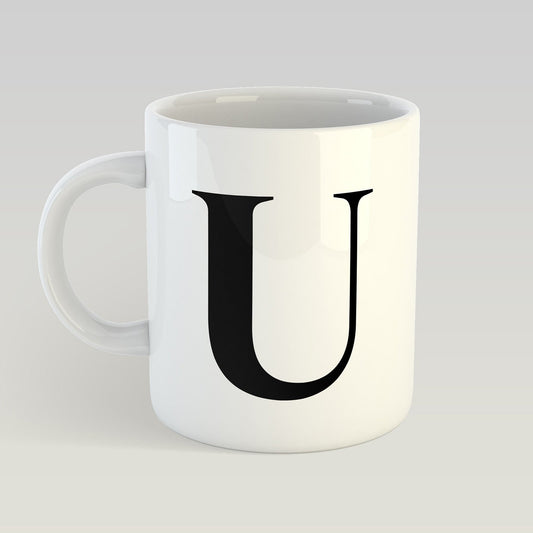 Mug Letter "U" - heyvidashop