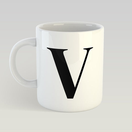 Mug Letter "V" - heyvidashop