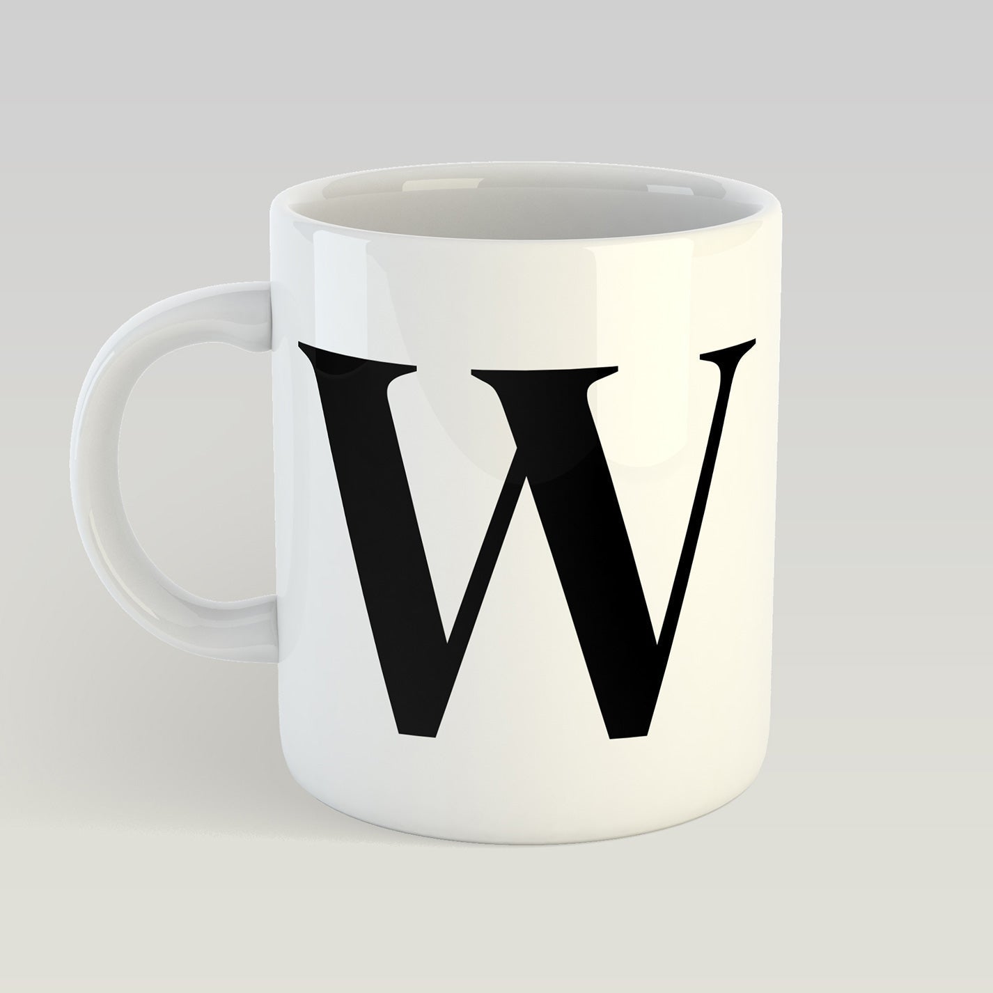 Mug Letter "W" - heyvidashop