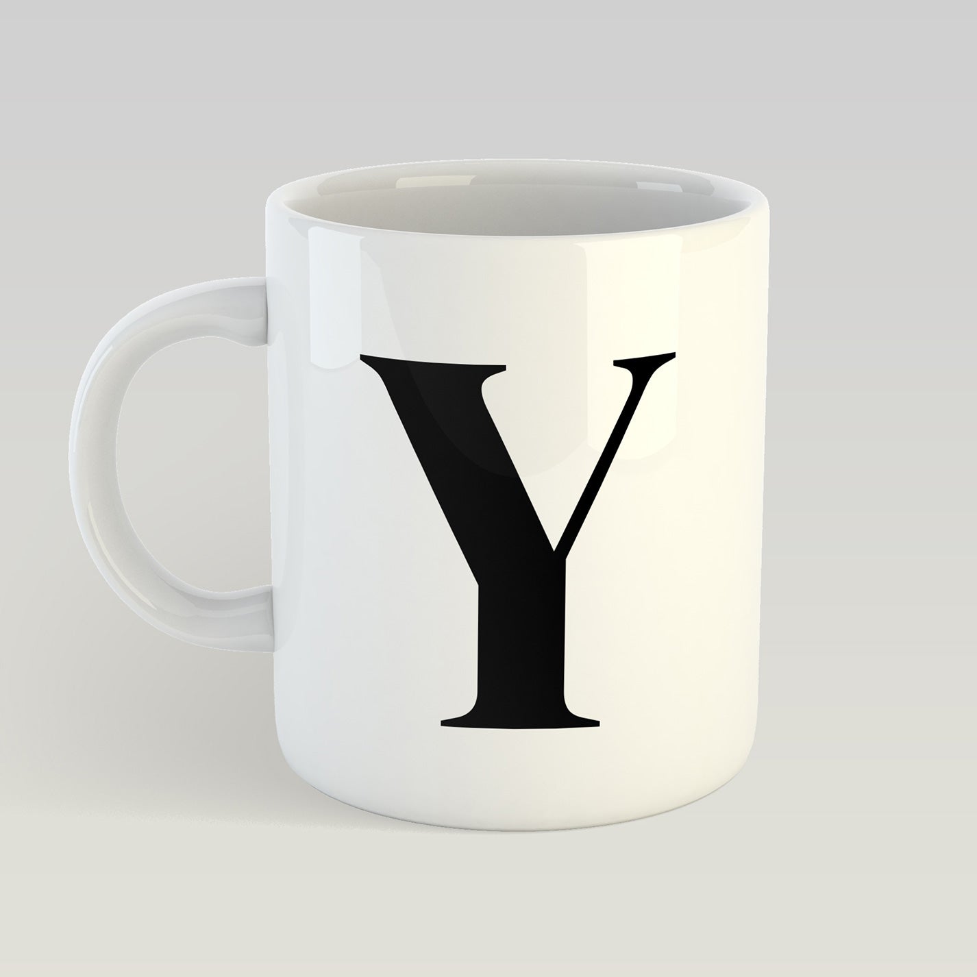 Mug Letter "Y" - heyvidashop