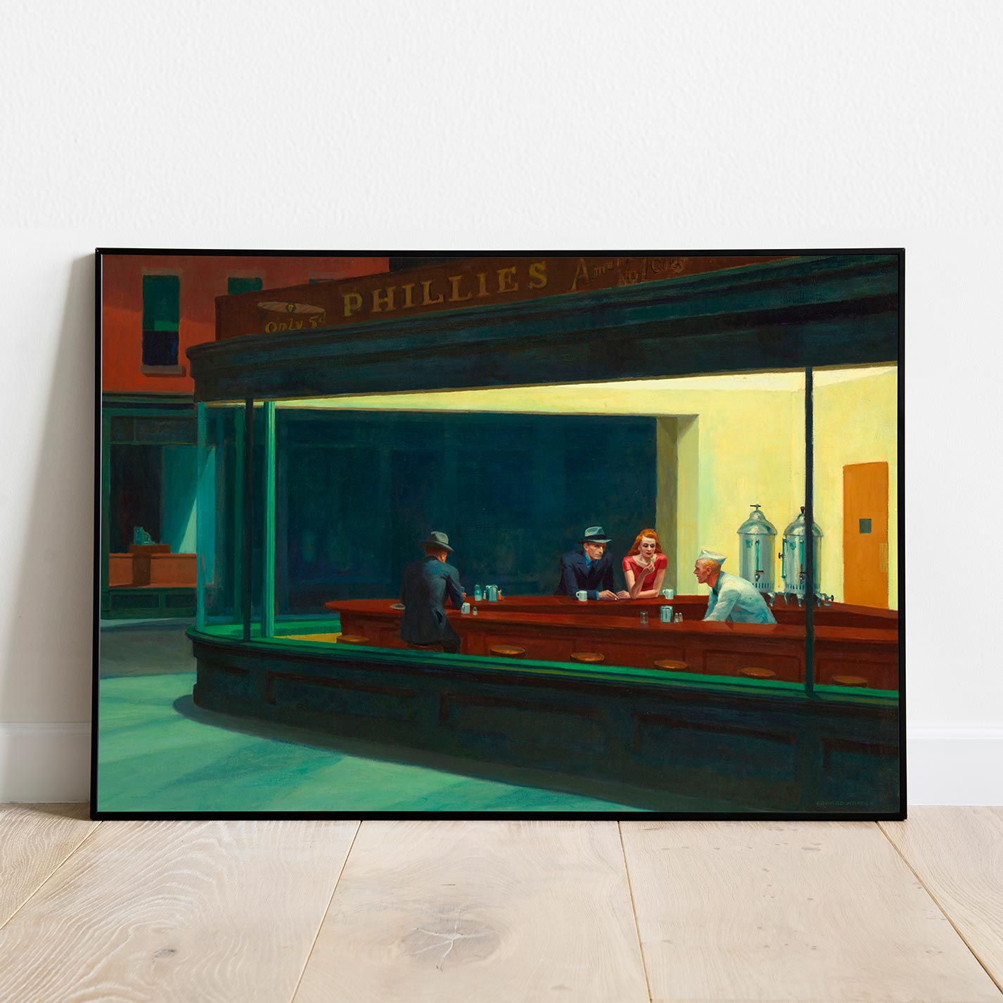 Nighthawks (1942) Oil Painting by Edward Hopper - heyvidashop