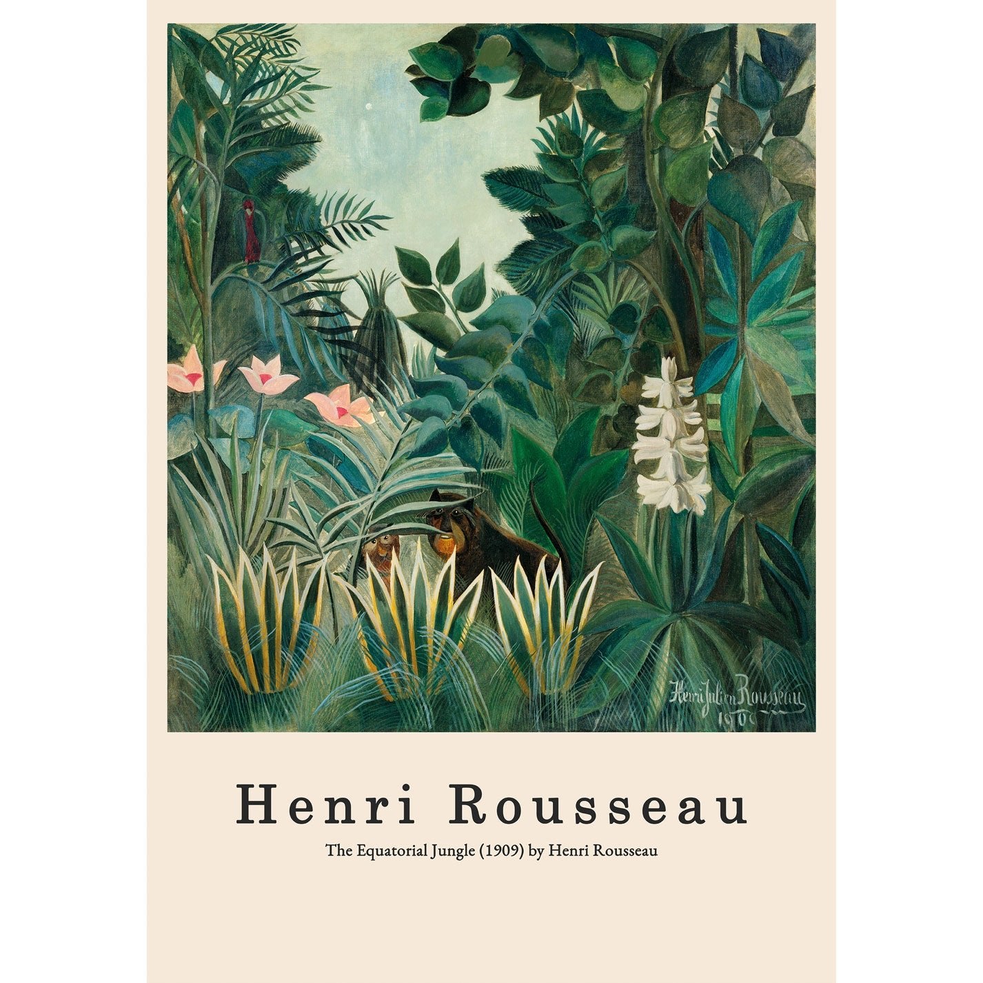 The Equatorial Jungle by Henri Rousseau - heyvidashop