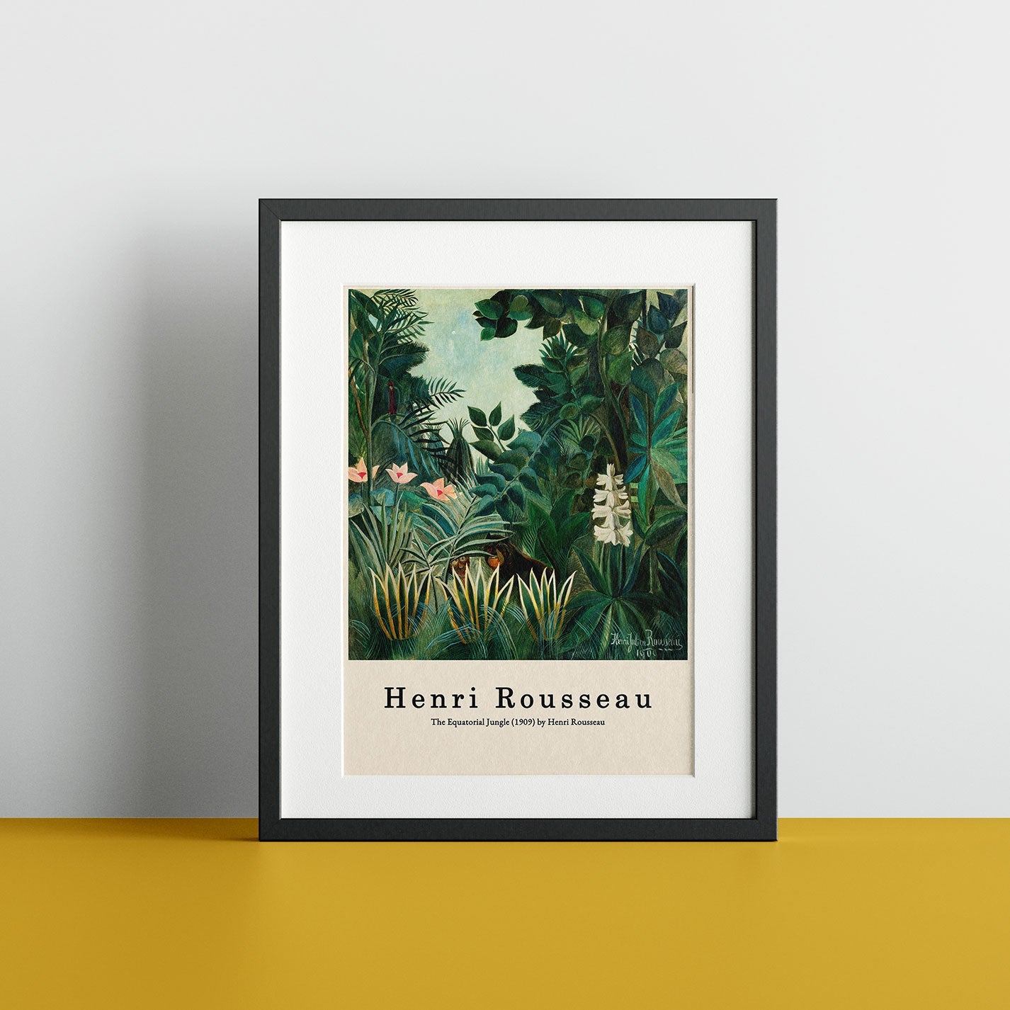 The Equatorial Jungle by Henri Rousseau - heyvidashop