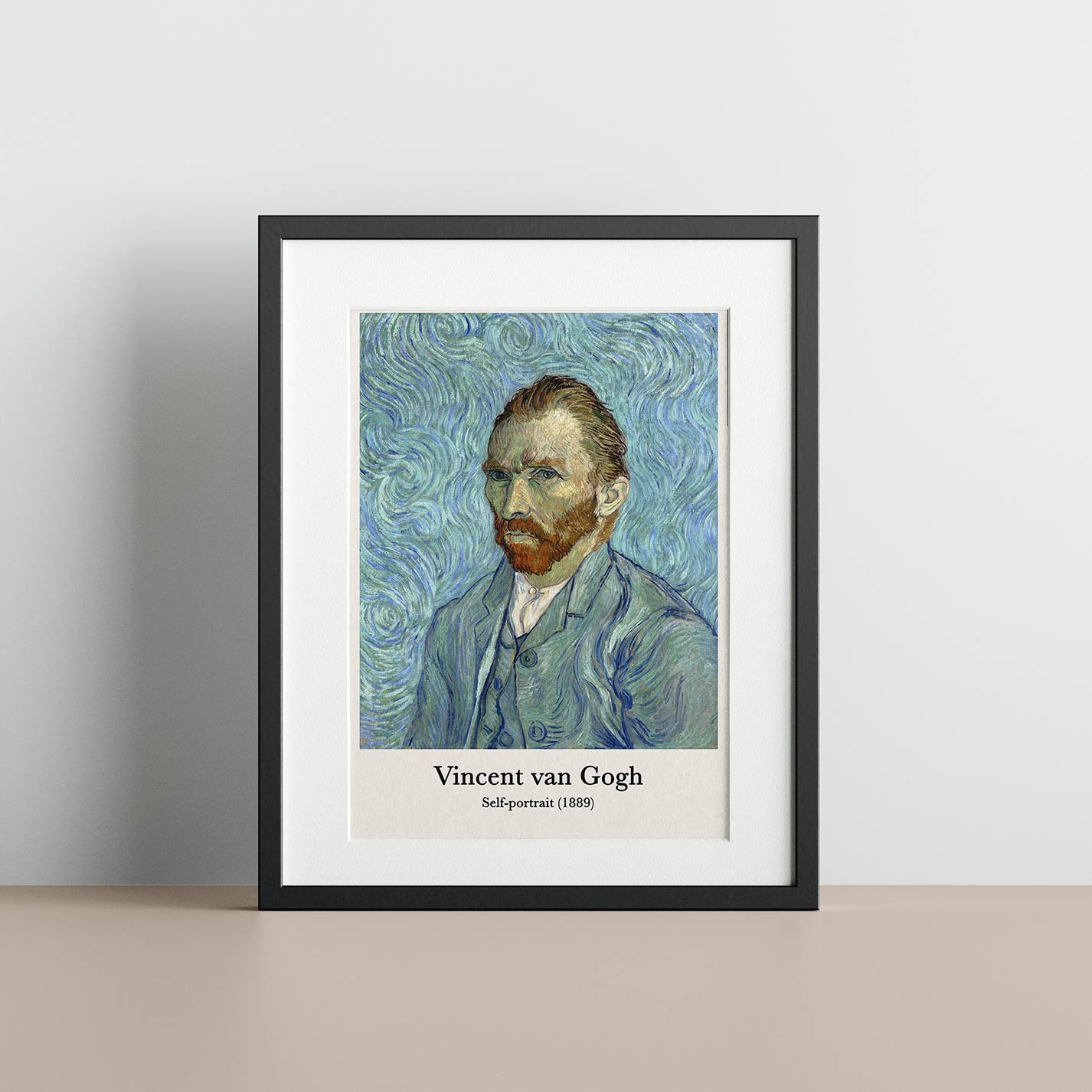 Vincent van Gogh's Self-portrait (1889) - heyvidashop